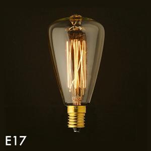 Edison Bulb “Signature” 40W/E17 エジソンバルブ "シグネチャー" エジソン電球 白熱電球 フィラメントが様々な形をしたタングステン電球｜play-d-play
