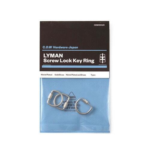 LYMAN Screw Lock Key Ring ライマンスクリューロックキーリング CANDY ...