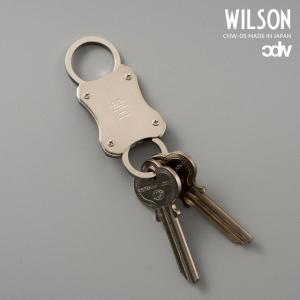 WILSON ウィルソン CANDY DESIGN & WORKS キャンディデザイン＆ワークス ブラス×ニッケル/ニッケル 真鍮製 キーリング キーホルダー CHW-05｜play-d-play