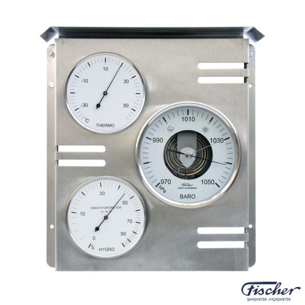 ウェザー ステーション スクエア Fischer-barometer Weather Staitio...
