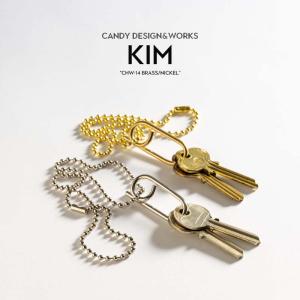 Kim Key Ring キム キーリング CANDY DESIGN & WORKS <br>キャンディデザイン＆ワークス ニッケル ブラス ボールチェーン 真鍮製 キーホルダー CHW-14｜play-d-play