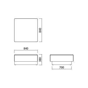 SIEVE ウェイ ユニット ソファ オットマ...の詳細画像3