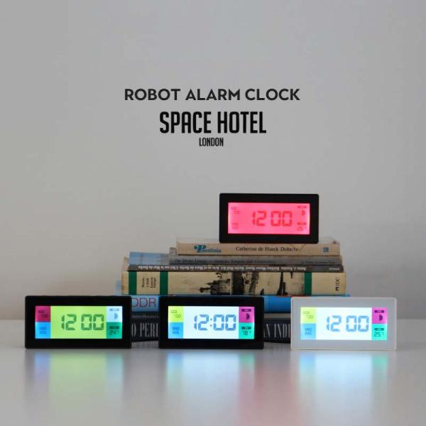 ロボット アラーム クロック Robot Alarm Clock SPACE HOTEL スクエア ...