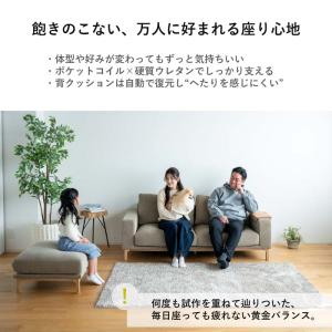 標準生地 Fumi 飽きないソファ ベージュ/...の詳細画像4
