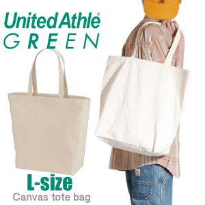 キャンバストートバッグ  メンズ レディース エコバッグ トートUNITED ATHLE 手提げ おしゃれ ブランド シンプル ナチュラル【メール便可(15)】