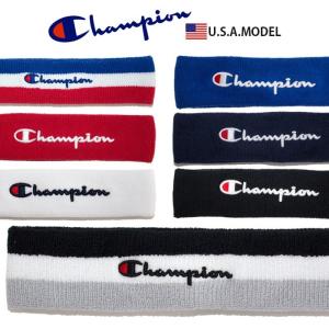 チャンピオン ヘッドバンド CHAMPION ロゴ 無地 ヘアバンド