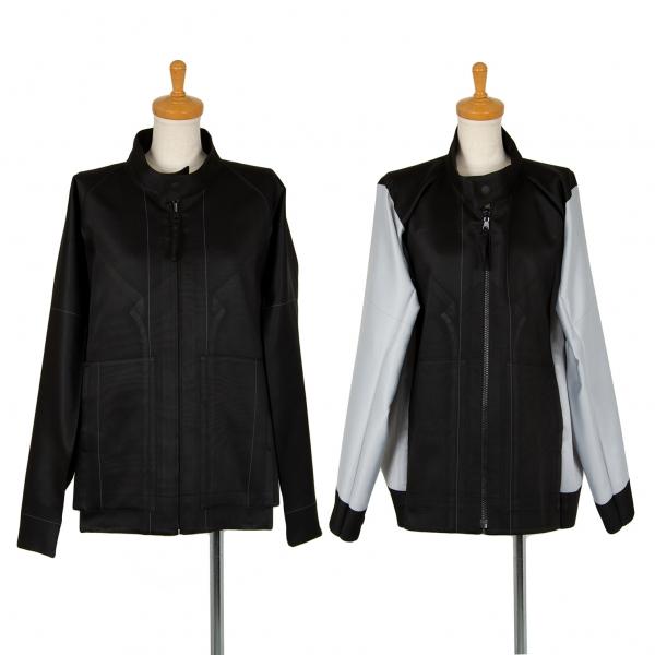 イッセイミヤケISSEY MIYAKE 132 5. リバーシブルステッチ折り畳みブルゾン 黒2 【...