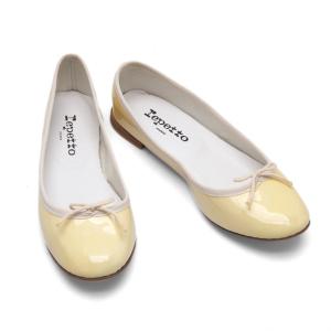 レペットrepetto エナメルバレエシューズ クリーム37(23.5位) 【レディース】