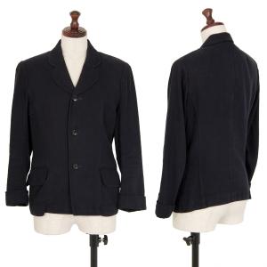 トリココムデギャルソン ショートコート ジャケット 縮絨 ダブル グレー M tricot COMME des GARCONS トリココムデギャルソンtricot ウール縮絨