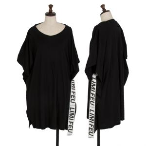 リミフゥ LIMIfeu 23AW DISTRESSED SERGE HENLEY SHIRT ブラック  