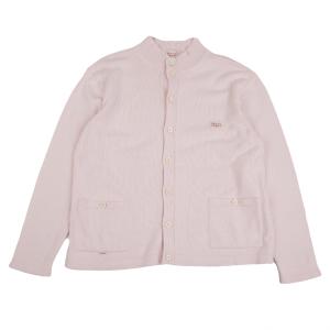 PAPAS（パパス） ウールくるみボタンフェアアイルニットカーディガン