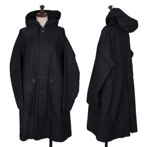 美品 45R フォーティファイブアール ハケ目のフラワージャカードコート