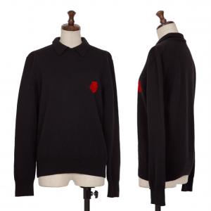 tricot COMME des GARCONS 丸襟ウールカーディガン tricot COMME des GARCONS トリコ コムデギャルソンtricot ウール丸襟