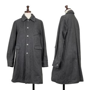 45Rインディゴ中綿ハーフジャケットコート 45Rインディゴ中綿ハーフジャケットコート