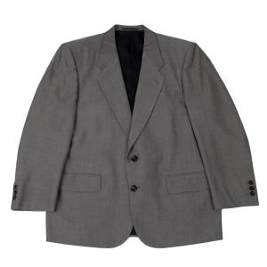 PAPAS（パパス） ウールチェックハリスツイードジャケット ベージュ茶