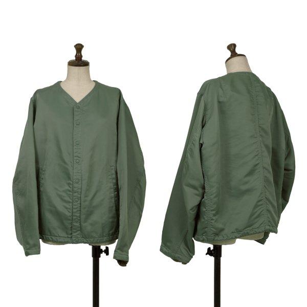 ズッカzucca ナイロンコットンメッシュライニングスナップブルゾン カーキS 【レディース】