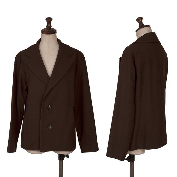 プランテーションPlantation ウール3Bジャケット 茶M 【レディース】