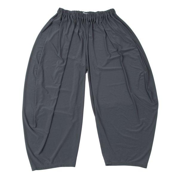イッセイミヤケISSEY MIYAKE ドレープストレッチパンツ グレーM位 【レディース】