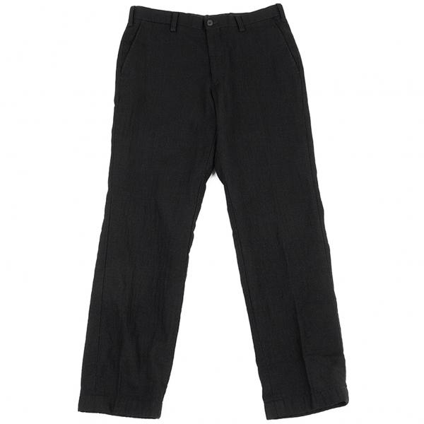 イッセイミヤケ メンISSEY MIYAKE MEN ウールナイロンパンツ 黒1 【メンズ】