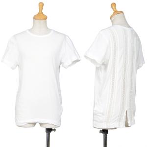COMME des GARÇONS フリルホワイトTシャツ M COMME des GARCONS GARCONS白 RF-T002 フリルカットソー