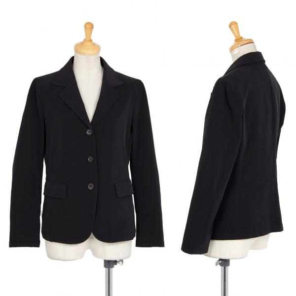 イッセイミヤケ フェットISSEY MIYAKE FETE ストレッチナイロンジャケット 黒1 【レ...