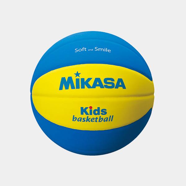 MIKASA&lt;ソフトバスケットボール&gt;スマイルバスケットボール-SB5-YBL 5号 ソフト軽量、小...