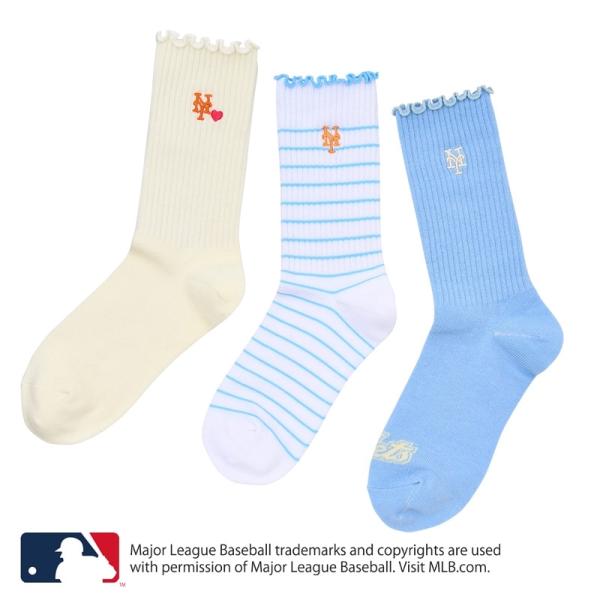 MLB メロウソックス ニューヨーク・メッツ 3足セット