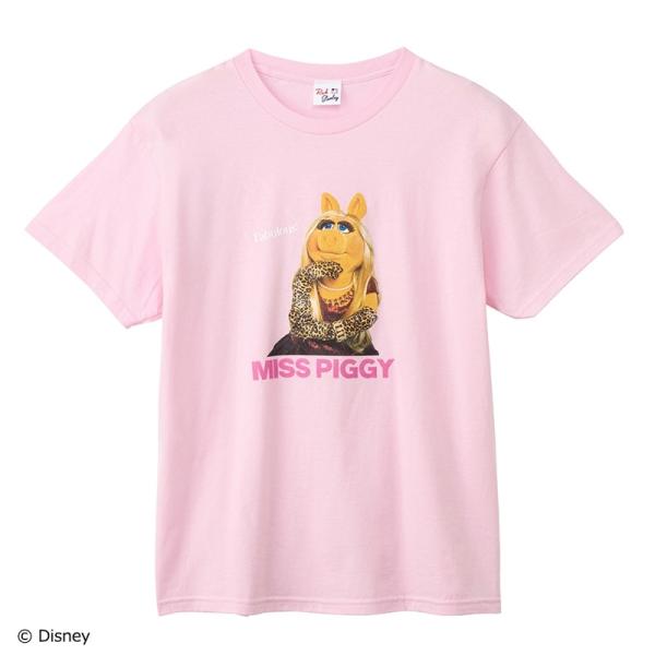 THE MUPPETS / ザ・マペッツ / ミス・ピギー / Tシャツ ピンク (ワイド)