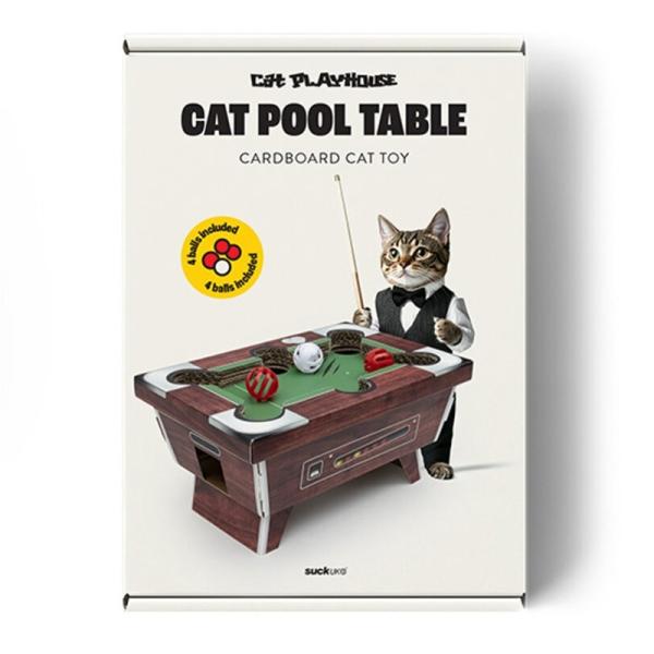 【ペット用品】SUCK UK POOL TABLE キャトトイ ビリヤード台※ラッピング不可