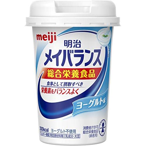 【まとめ買い】明治 メイバランス Miniカップ ヨーグルト味 125ml×12本