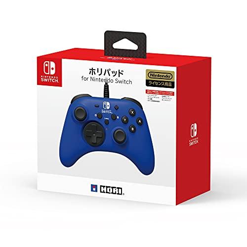 【任天堂ライセンス商品】ホリパッド 有線接続 for Nintendo Switch ブルー【Nin...