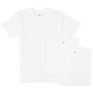 [ヘインズ] Tシャツ(3枚組) 綿100% 上質コットン ゴールドパック 丸首 半袖 3P ゴールドラベル クルーネックTシャツ HM2155