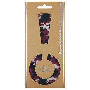 傷んだイヤーパッドが復活 mimimamo スーパーストレッチヘッドホンカバー L (ボルドー)