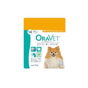 オーラベット(Oravet) 犬用デンタルガム おやつ 歯磨き デンタルケア XSサイズ(1.5-5kg未満) 14個入