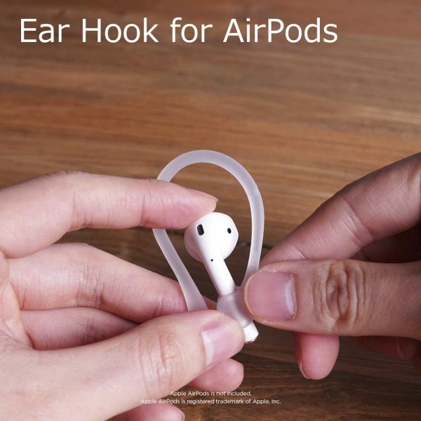 AirPods 第1世代 第2世代 イヤーフック 紛失 落下 防止 フック ホック 耳かけ エアーポ...