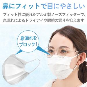 通気性UP マスク 不織布 日本製 ホワイト ...の詳細画像5