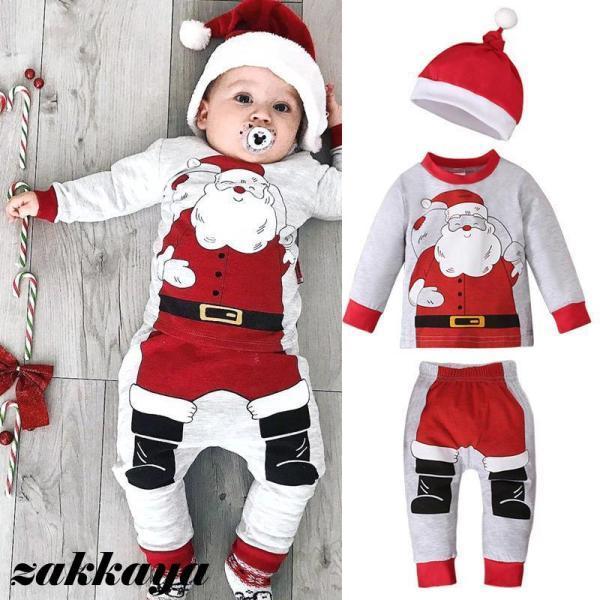 クリスマス サンタ コスプレ 子供 着ぐるみ サンタコス 赤ちゃん 服 女の子 クリスマス 衣装 キ...