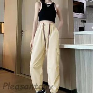 カーゴパンツ ダンス 衣装 無地 春 夏 秋 ...の詳細画像3