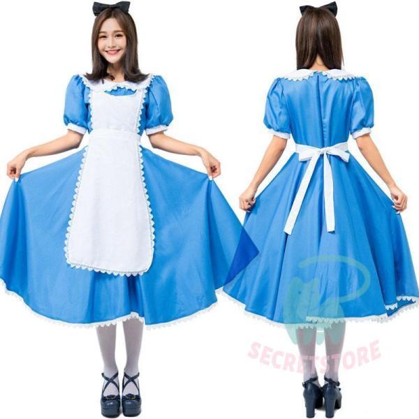 衣装 大きいサイズ S〜2XL  女性用  メイド 女王 アリス 衣装 コスプレ かわいい 大人 コ...