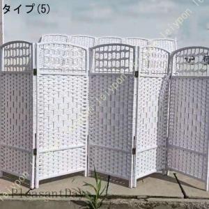 部屋 仕切り パーテーション 4連 自立 折り...の詳細画像5