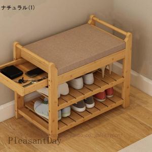 玄関ベンチ シューズラック 省スペース 二重靴...の詳細画像2