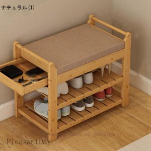 玄関ベンチ シューズラック 省スペース 二重靴...の詳細画像4