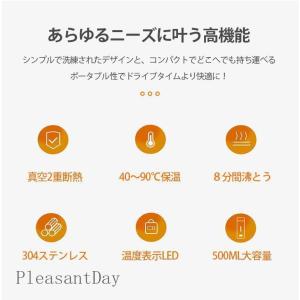 電気ケトル 304ステンレス コンパクト おし...の詳細画像2