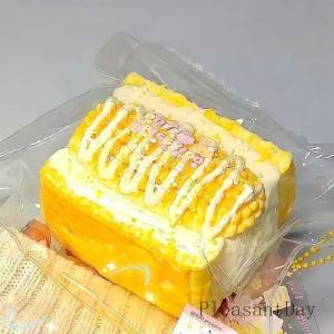 コーンチーズパン スクイーズ ぷにぷにおもちゃ...の詳細画像1