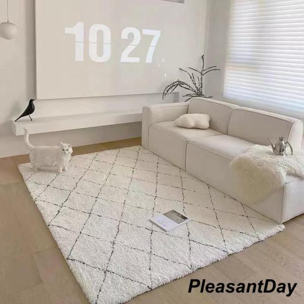 ラグ マット エジプト製 ベニオワレン風 モロッカン カーペット おしゃれ 長方形 じゅうたん 絨毯...