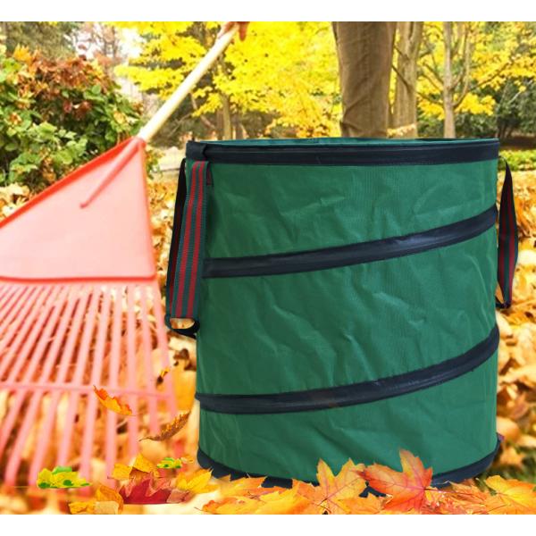 ゴミ箱 収納袋付き 折り畳み ビッグ 大容量  L 安定 自立式 ガーデンバケツ 折りたたみ庭用バケ...