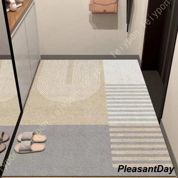 カーペット 玄関マット 屋外 屋内 北欧 おしゃれ 室内 カットOK PVCマット ドアマット 泥落...