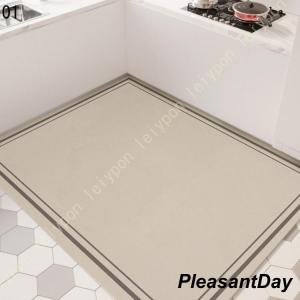 キッチンマット 拭ける PVC 抗菌 防臭 エ...の詳細画像1