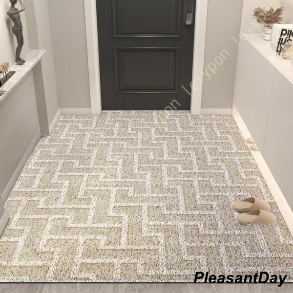 玄関マット ドアマット 屋外 室内 滑り止め 業務用 家庭用 PVCマット テラスマット フリーカッ...