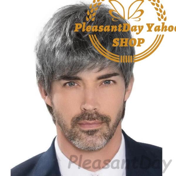 メンズウィッグ フルウィッグ かつら 男性用 メンズ ショート 脱毛症対策 カツラ 自然黒 白 短い...